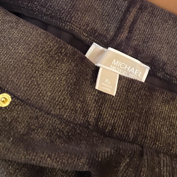 Michael Kors XL Gold Brown Shimmer Pants - Picture 16 of 16